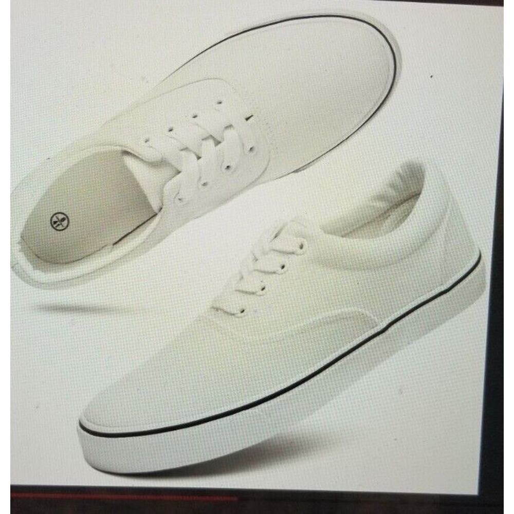 NWOT's-yageyan Mens Low Top Canvas Walking Shoes Lace-up Fashion Sneakers Sz 7